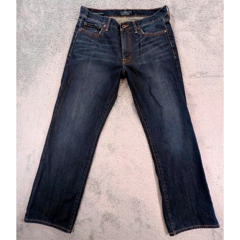 Lucky Brand 361 Vintage Straight Jeans Men's 33x30 Dark Wash Denim 7M11373